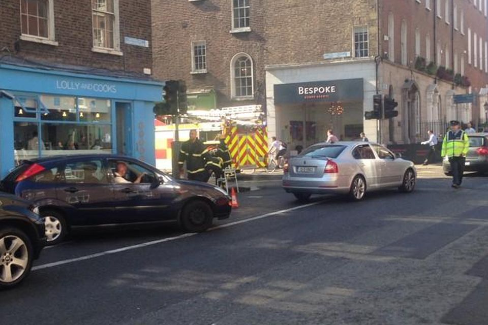 The scene afterwards on Baggot Street Picture: Eoin O Suilleabhain (@eoinos)