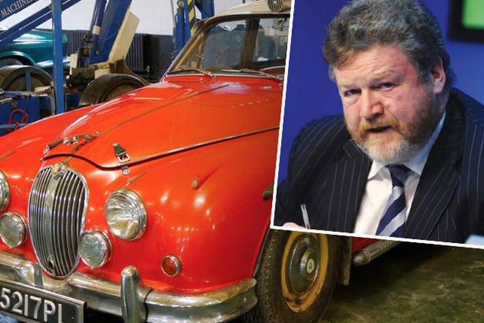 James Reilly (inset) is auctioning off a collection of vehicles