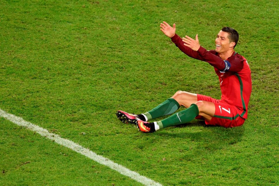 National Team Jersey used in the game Portugal - Iceland