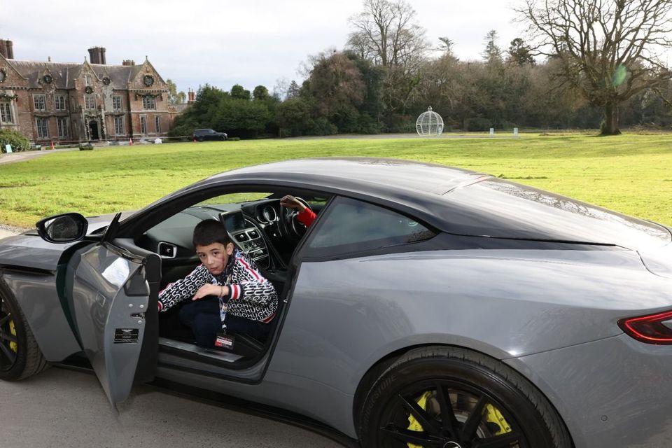 Alejandro loved getting the drive in the Aston Martin DB11