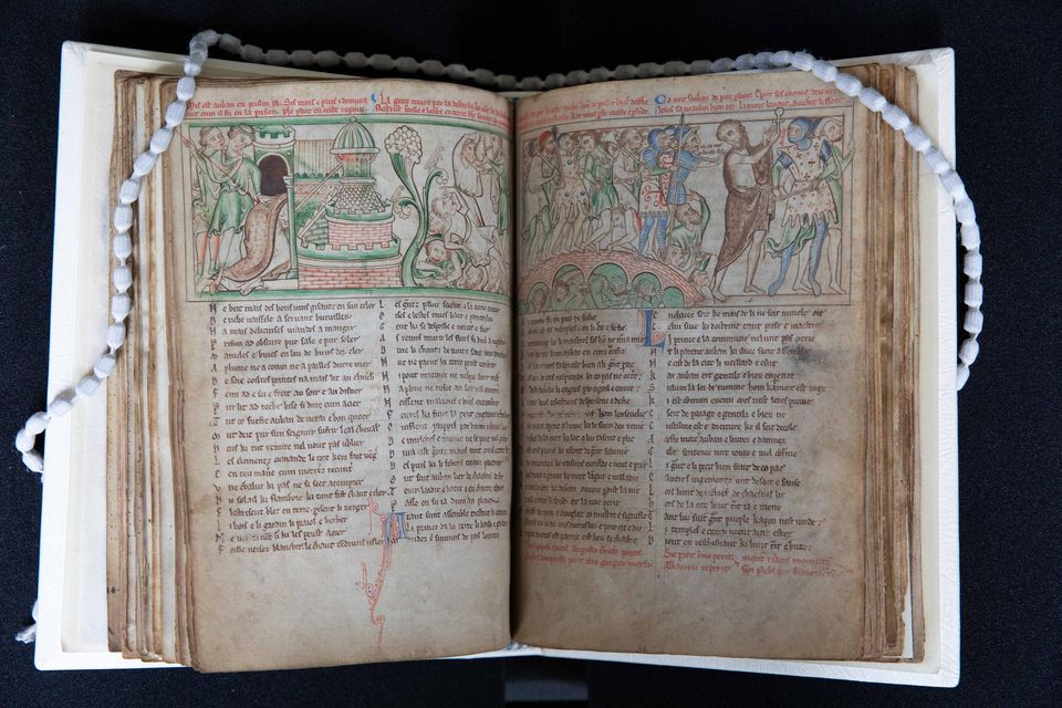 One of the world’s finest medieval manuscripts, the Book of St Albans is digitised for the first time. Photo: Paul Sharp
