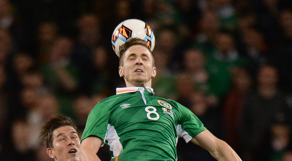 Kevin Doyle playing for the Republic of Ireland   Photo: Sportsfile