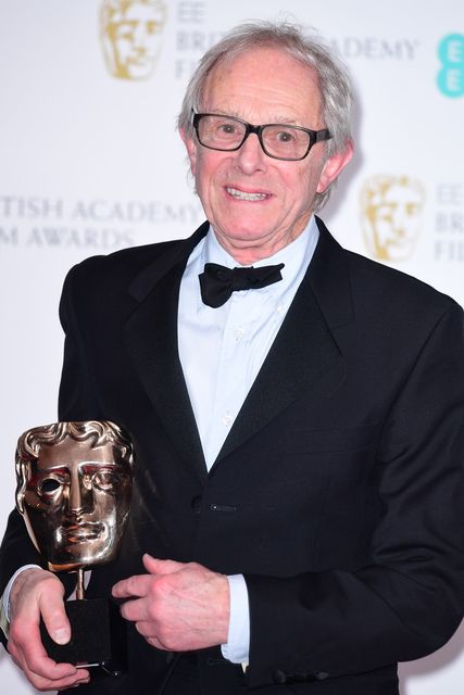 Ken Loach with the grant  for Outstanding British Film for I, Daniel Blake successful  the property   country   during the EE British Academy Film Awards held astatine  the Royal Albert Hall, Kensington Gore, Kensington (Ian West/PA)