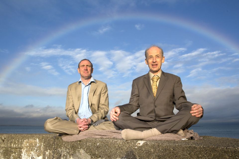 Meditation teacher Noel O'Neill (left) and Dr Donn Brennan from Maharishi Ayurveda