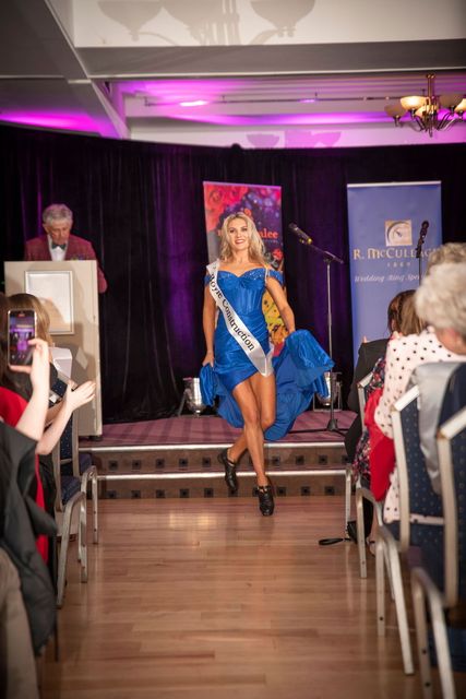 Donegal Rose Niamh Shevlin dancing at the selection night. 