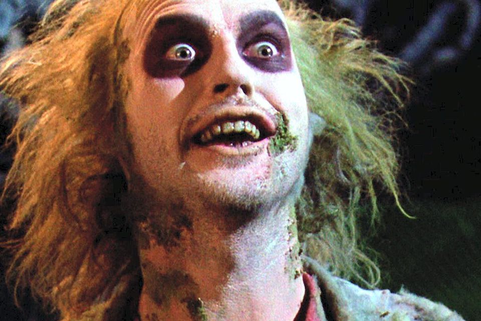 Tailor-made: Keaton played the deranged ‘bio-exorcist’ spook in 1988’s Beetlejuice; his terrifying performance would land him the title role in Batman