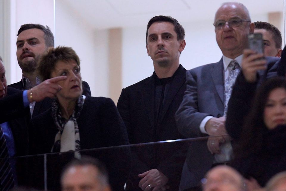 Gary Neville looks on as Valencia hold Barcelona | Independent.ie