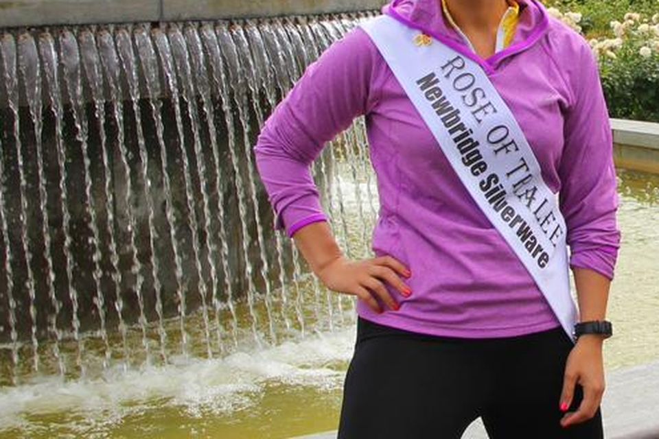 Rose of Tralee Maria Walsh will end her reign with a charity run and cycle.