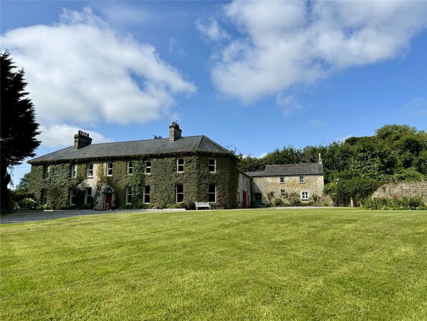 The exterior of the property