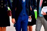 thumbnail: Sam Branson arrives for the wedding of Princess Eugenie to Jack Brooksbank at St George's Chapel in Windsor Castle
