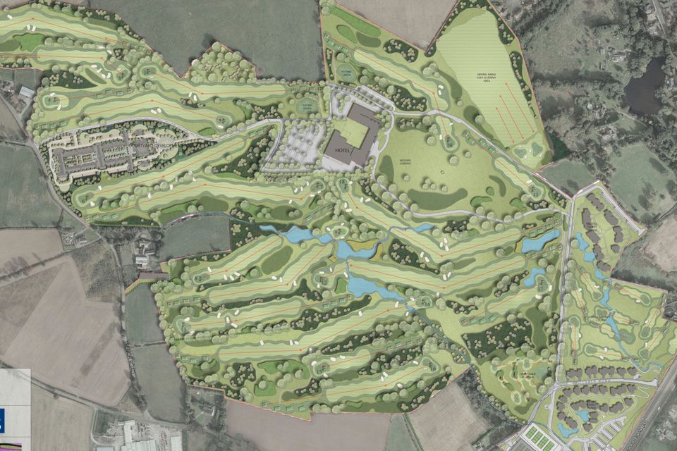 David Jones’s plans for the parkland course in Hillsborough, Co. Down