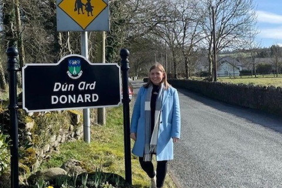 Cllr Avril Cronin has raised the need for improved road safety measures for Donard with Wicklow County Council.