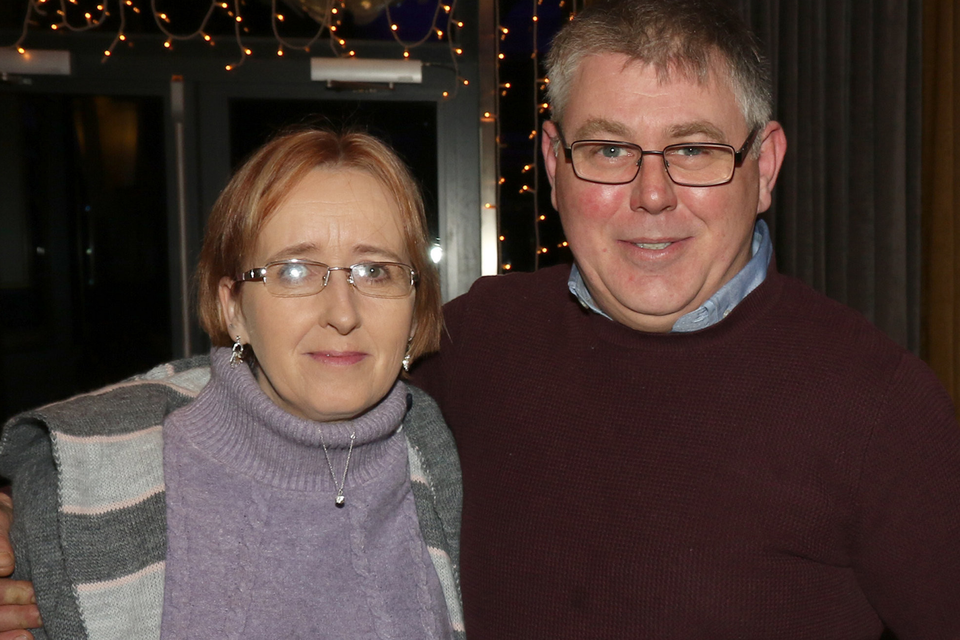 Trish and James Kearney at the Brendan Grace concert in the Riverside Park Hotel
