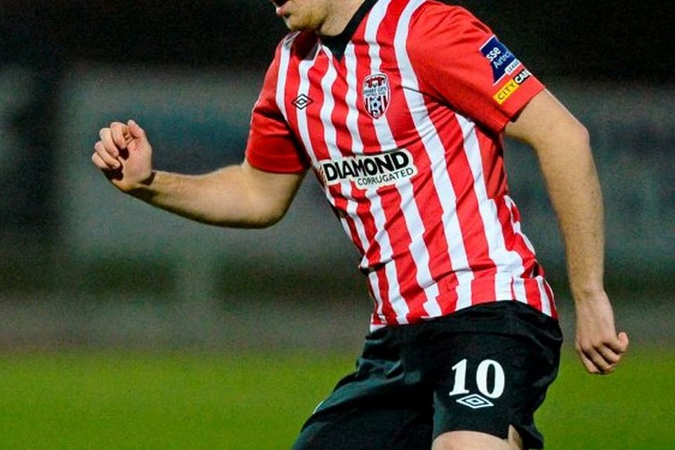 Derry City's Patrick McEleney couldn't seal the deal as Limerick debutant Fred Hall pulls out all the stops