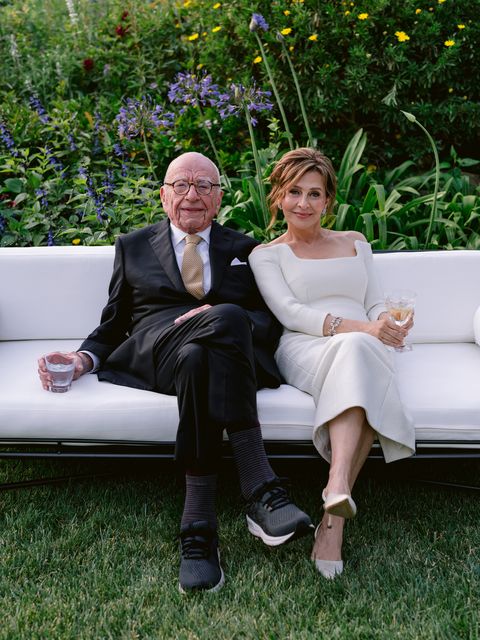 Rupert Murdoch and his new wife Elena Zhukova (News Corp/PA)