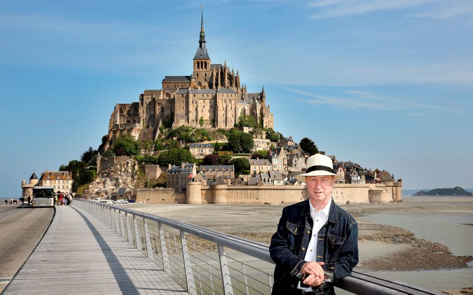 Views: Tony Gavin at Mont Saint-Michel.