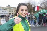 thumbnail: Sorcha O'Reilly enjoying the parade.