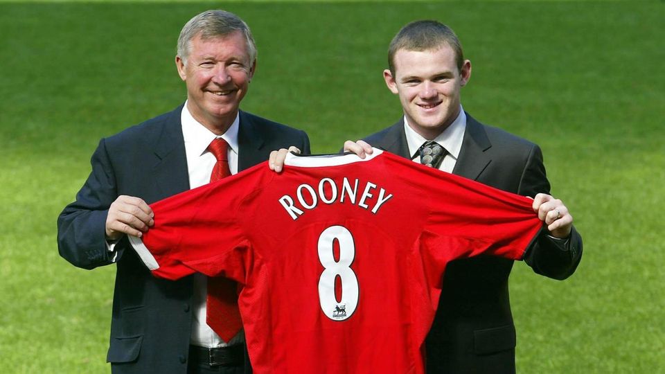 Wayne Rooney, pictured right, experienced many highs and lows at Old Trafford