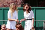 thumbnail: Tennis - Wimbledon - All England Lawn Tennis and Croquet Club, London, Britain - July 2, 2019  Britain's Catherine, Duchess of Cambridge, with Britain's Katie Boulter during the first round match between Britain's Harriet Dart and Christina McHale of the U.S.  REUTERS/Andrew Couldridge