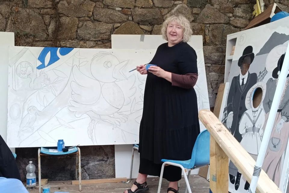 Latvian artist Santa Silina. 
