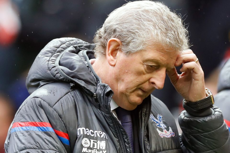 Roy Hodgson's Crystal Palace are pointless and goalless after seven league games