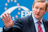 thumbnail: "Taoiseach Enda Kenny attacks the banks’ behaviour, Finance Minister Michael Noonan urgently meets Central Bank governor Patrick Honohan. Such gestures are optical illusions – impressions of action, concealing inaction" (AP Photo/Geert Vanden Wijngaert)