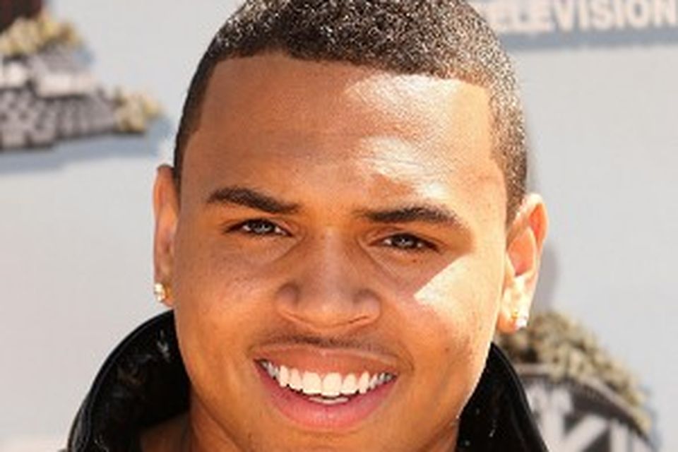 chris brown face after the fight
