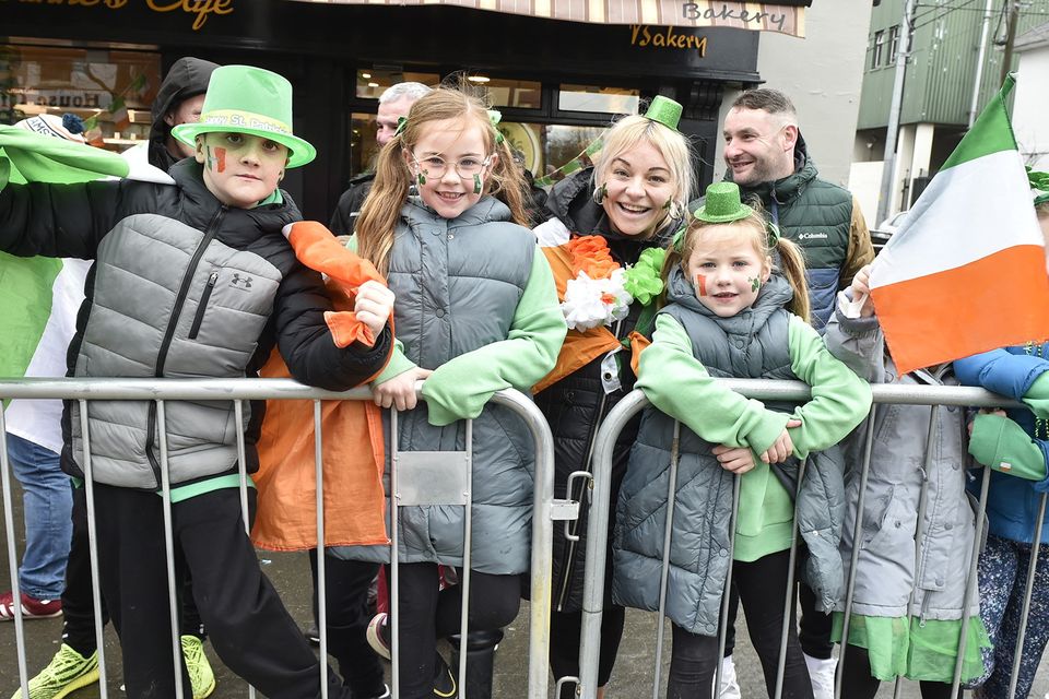 Plenty of colour and smiles at the St Patrick's Day parade in Gorey.