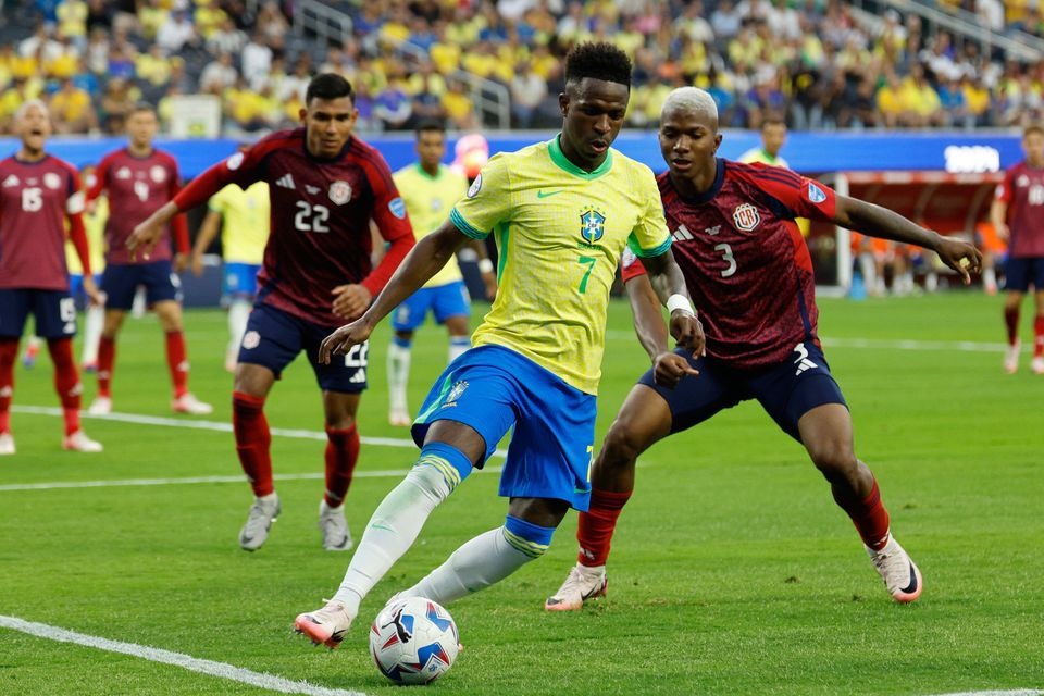 Neymar in shock as Vinicius Jr is subbed as Brazil flop in goalless draw with Costa Rica at Copa America | Irish Independent