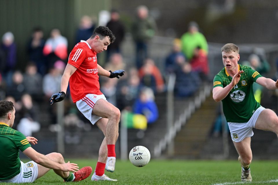 Craig Lennon scored a goal for Louth against Meath in round four at Páirc Tailteann. Picture: Sportsfile