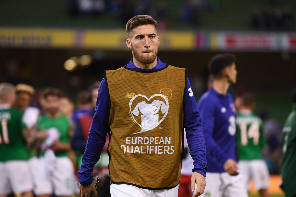 Matt Doherty of Republic of Ireland following the UEFA EURO2020 Qualifier Group D match between Republic of Ireland and Gibraltar at Aviva Stadium, Lansdowne Road in Dublin. Photo by Stephen McCarthy/Sportsfile
