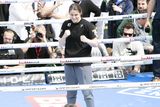 thumbnail: Katie Taylor pictured during the public workout