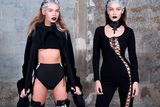 thumbnail: Models Stella Maxwell (L) and Bella Hadid pose backstage at the FENTY PUMA by Rihanna AW16 Collection during Fall 2016 New York Fashion Week at 23 Wall Street on February 12, 2016 in New York City.  (Photo by Jamie McCarthy/Getty Images for FENTY PUMA)