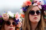 thumbnail: Festivalgoes watch The Lewisham and Greenwich NHS Choir perform
