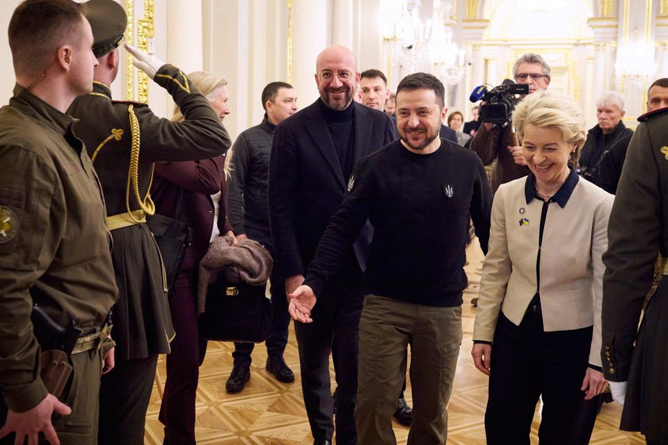 Zelensky In Vow To Fight For Bakhmut As He Hosts EU Leaders | Irish ...