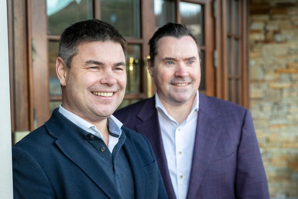 (l-r) Andrew Murphy, Partner, and Alan Kerr, Managing Partner and Co-Founder of Erisbeg  Photograph - Fennells