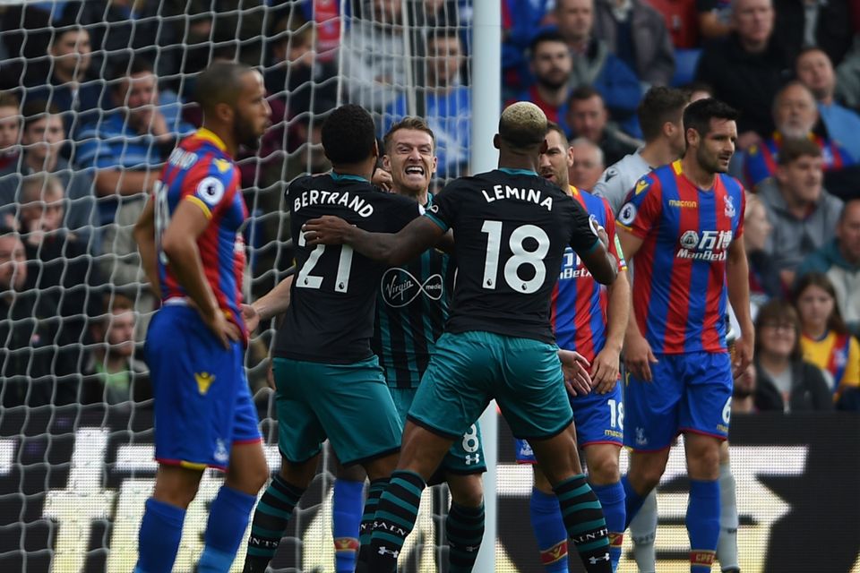 Southampton's Steven Davis scored the only goal in their 1-0 victory away to Crystal Palace
