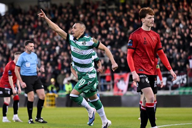 Watch: Shamrock Rovers’ Dublin derby delight, Saints on the march and Derry win away