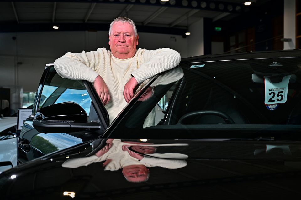 Carlow hurling manager Pat Bennett poses for a portrait at the launch of the 25th annual Circet All-Ireland GAA Golf Challenge in Michael Lyng Motors, Kilkenny.