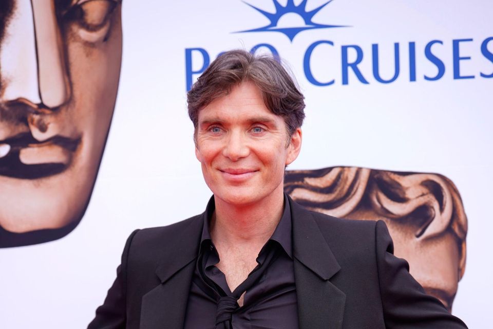Cillian Murphy attending the Baftas in London