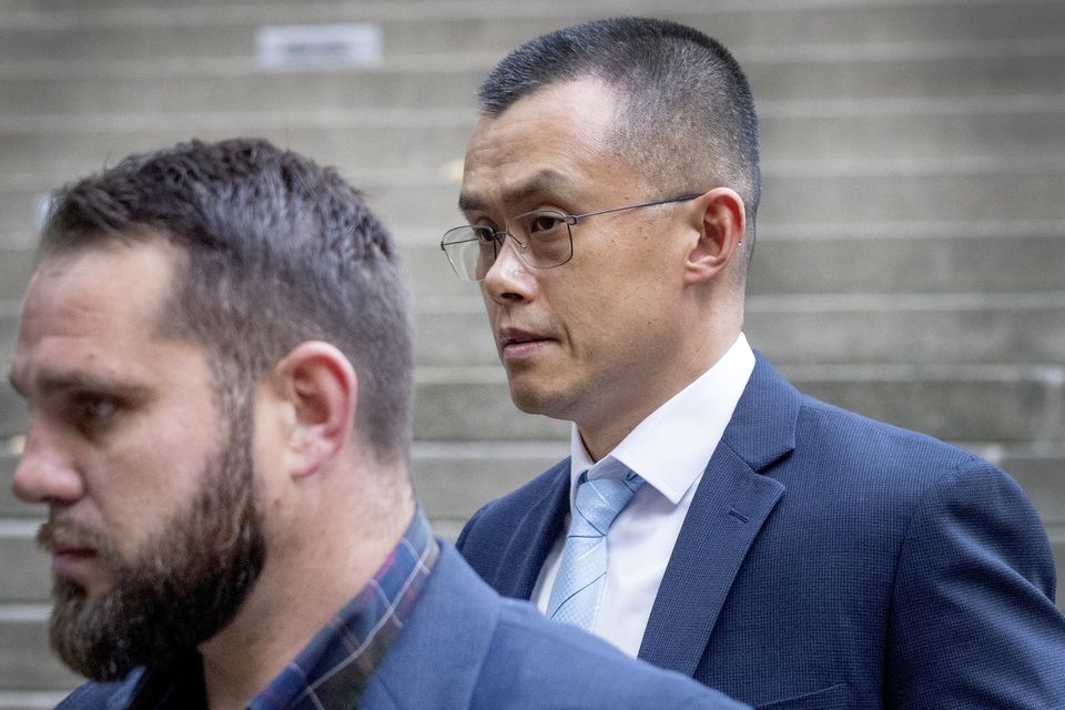 Binance founder Changpeng Zhao faces sentencing for allowing rampant money laundering on the platform (Ken Lambert/The Seattle Times via AP)