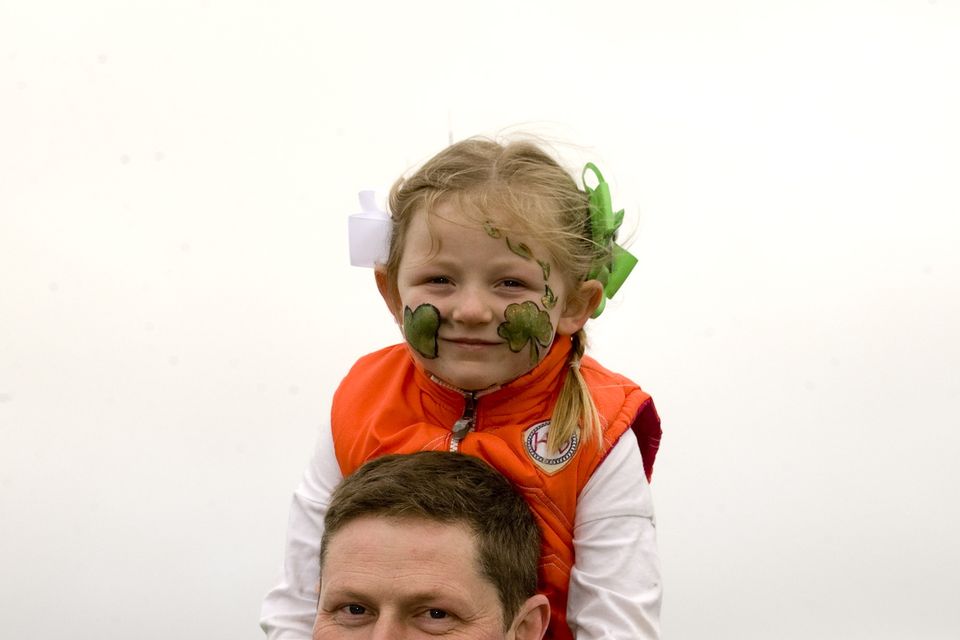 Jonathan and Dervla Marbach at the Arklow parade.