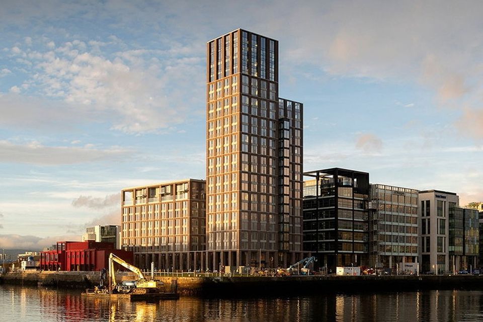 The Capital Dock building on Dublin's Grand Canal Dock