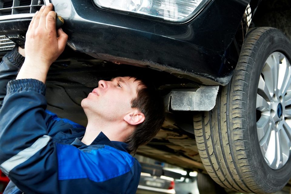 Testing time: The inspection is thorough and every aspect of the vehicle is examined