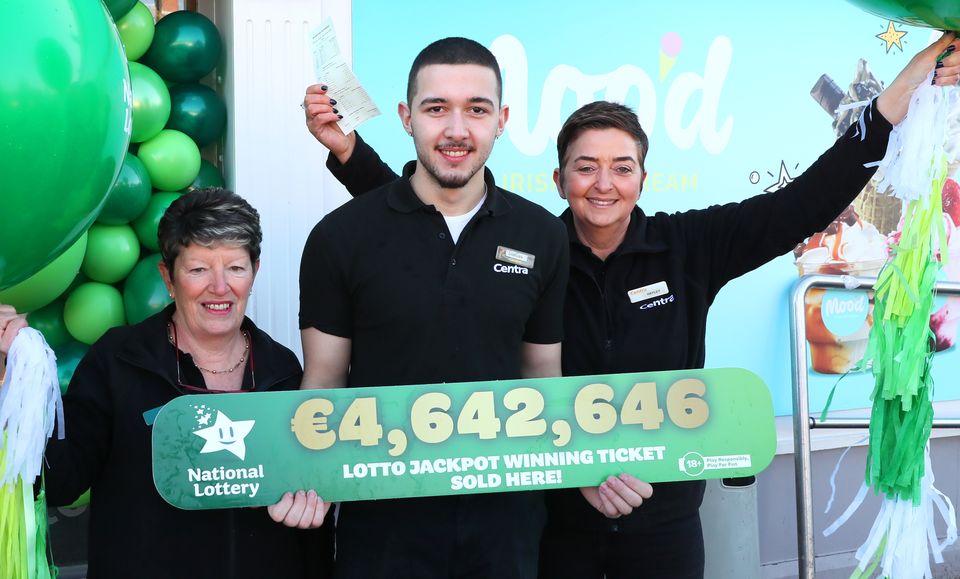 Celebrating​ the big win were ​Centra staff​ members⁤ Deirdre Oâ€TMShea, Damijan Janicijevic and Hayley cudden.