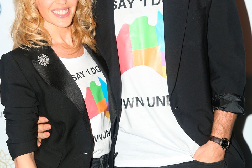 Kylie Minogue and Joshua Sasse ended their relationship in February.