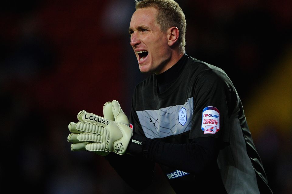 Chris Kirkland in action for Sheffield Wednesday in 2012  (Photo by Michael Regan/Getty Images)