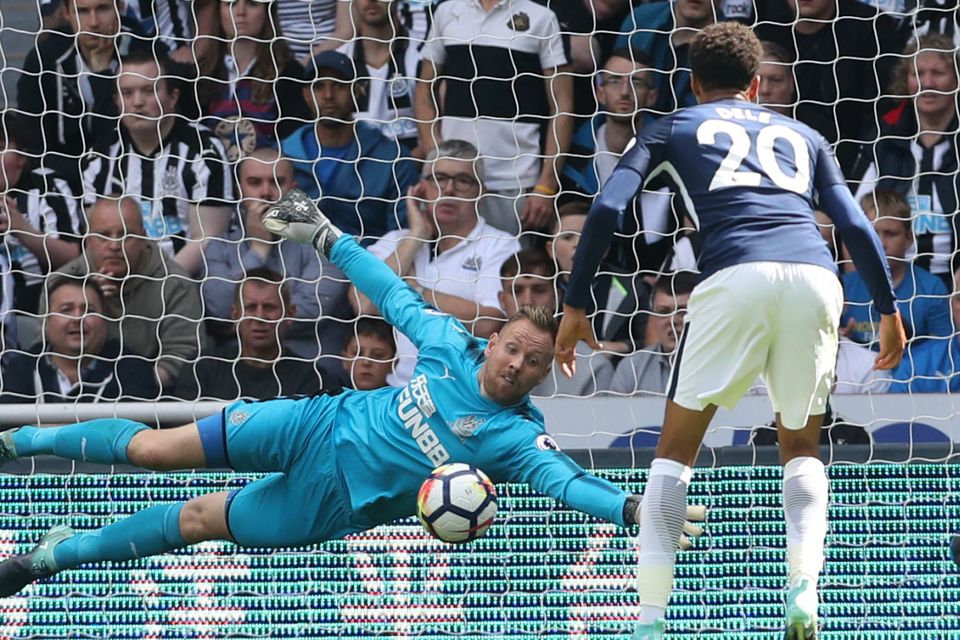 Newcastle keeper Rob Elliot is back in action after 13 months on the sidelines