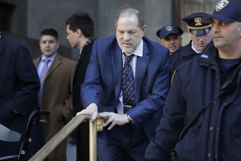 Weinstein’s conviction stood for more than four years (Seth Wenig/AP)