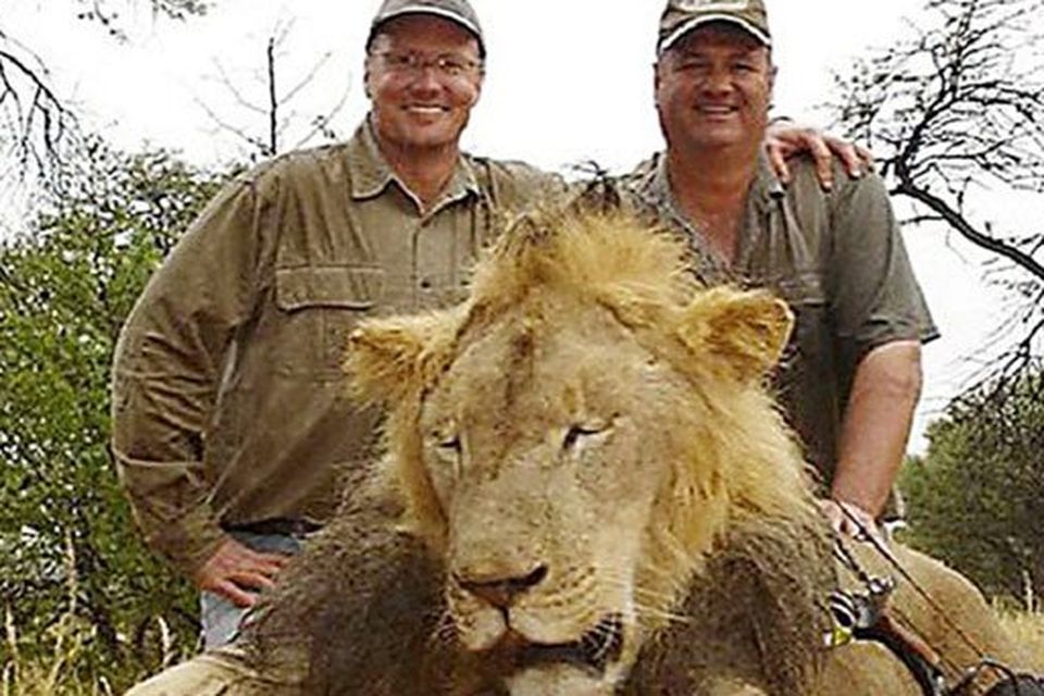 US dentist Walter Palmer is pictured with Cecil